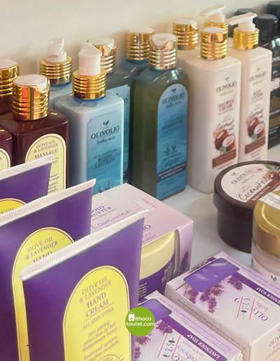 Cosmetics store "Irida", personal care products, Vathy, Ithaca