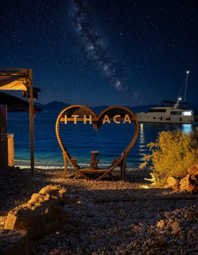 Votsalo, beach bar Ιθάκη, παραλία Καμίνια